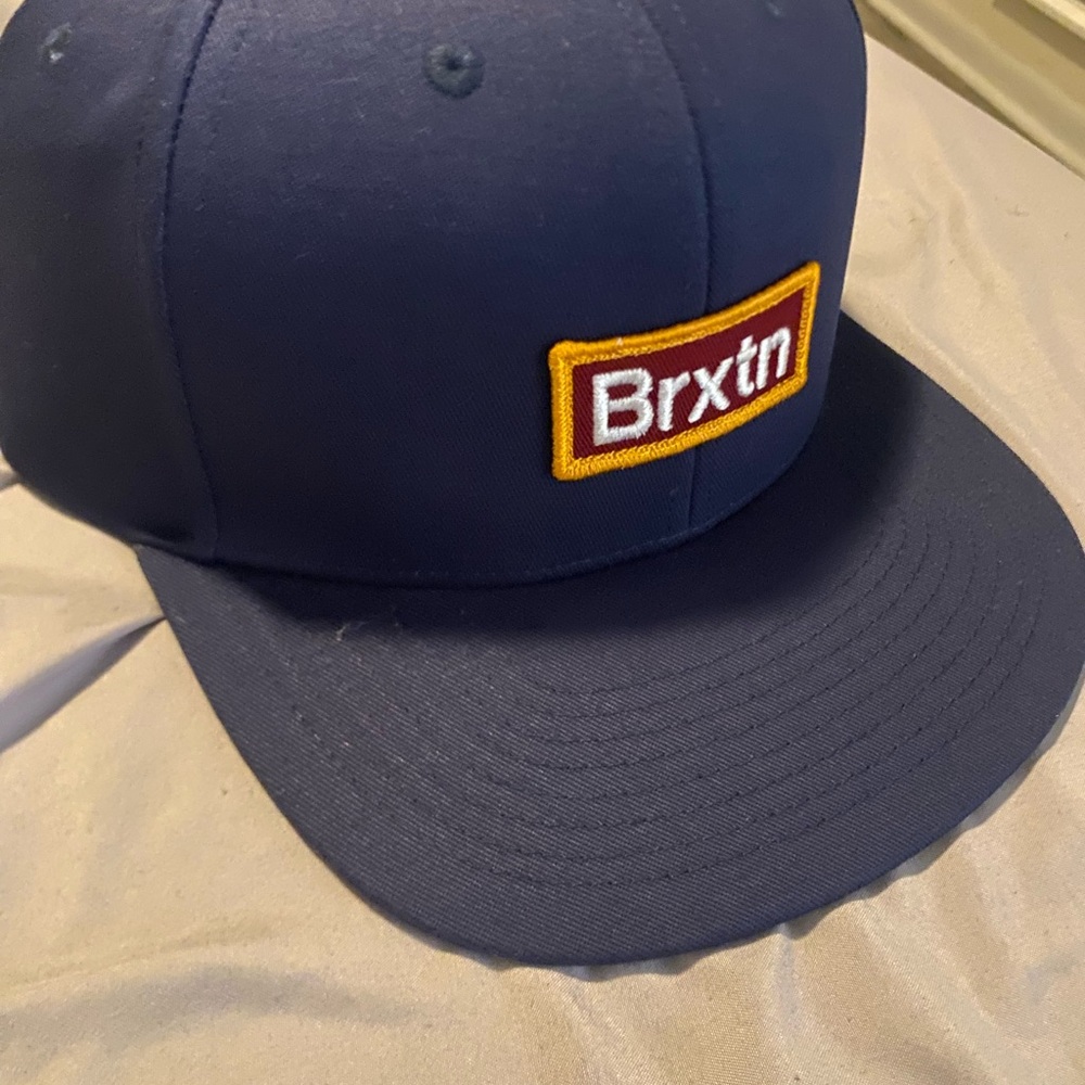 Navy Blue Baseball Cap With Yellow Patch - image 3